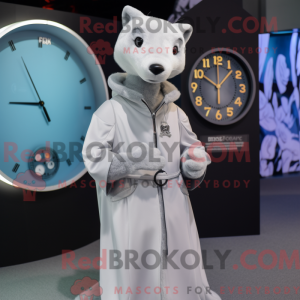 Silver Ermine mascot...