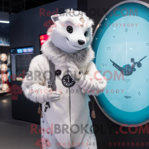 Silver Ermine mascot...