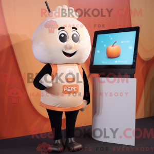 Maskottchenkostüm Peach...