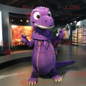 Purple Titanoboa mascot...