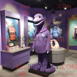 Purple Titanoboa mascot...
