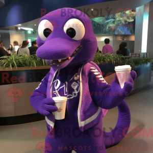 Purple Titanoboa mascot...