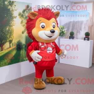 Máscara Red Hedgehog com...