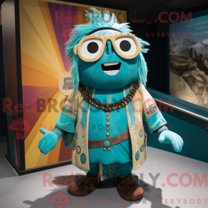 Turquoise Chief mascot...