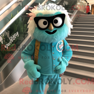 Turkis Chief maskot kostume...