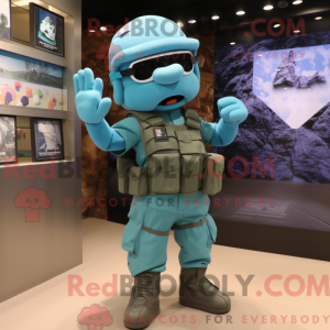 Teal Air Force Soldier...