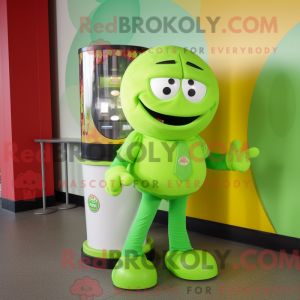 Lime Green Gumball Machine...