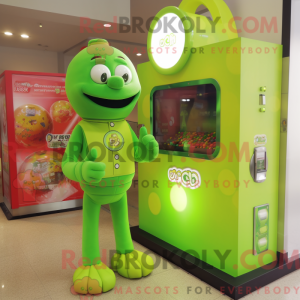 Lime Green Gumball Machine...