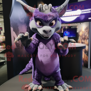 Purple Gargoyle mascot...