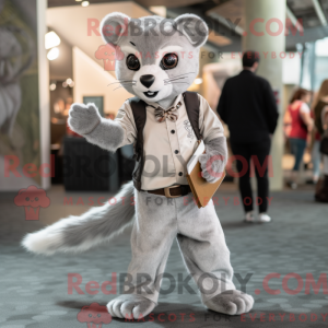 Silver Marten mascot...