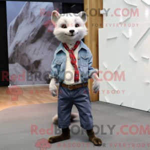 Silver Marten mascot...