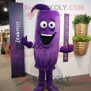 Purple Celery mascot...