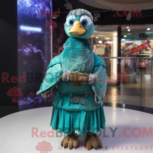 Turkis Gosling maskot...