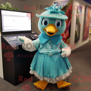 Turkis Gosling maskot...