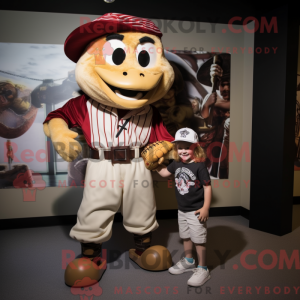 Cream Pirate mascot costume...