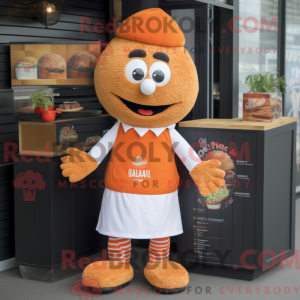 Orange Falafel mascot...