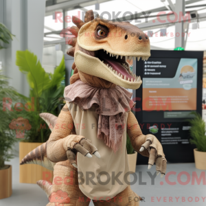 Tan Spinosaurus máscara...