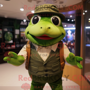 Frosch Maskottchen Kostüm...