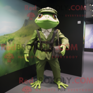 Frog mascot costume...