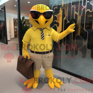 Maskottchenkostüm Yellow...