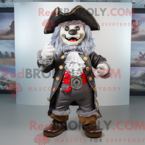 Silver Pirate mascot...
