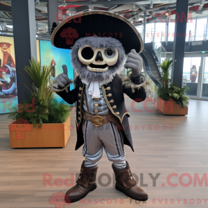 Silver Pirate mascot...
