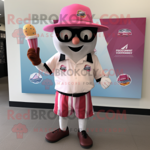 Pink Ice Cream maskot...