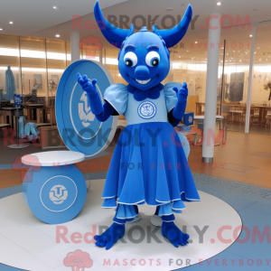 Blue Devil mascot costume...