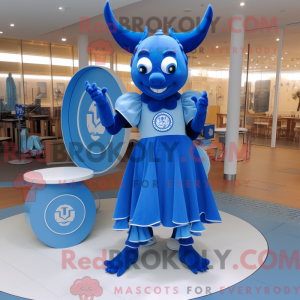 Blue Devil-mascottekostuum...