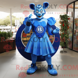 Blue Devil mascot costume...
