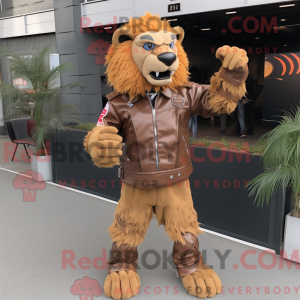 Costume de mascotte de Lion...