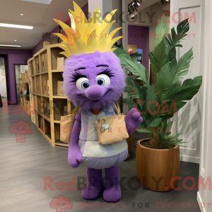 Lavendel-Aas-Maskottchen-Ko...