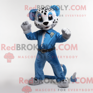 Máscara Blue Cheetah com...