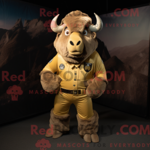 Máscara Gold Bison com...