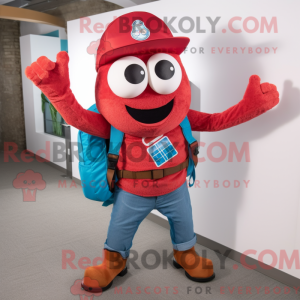 Disfraz de mascota de Red...