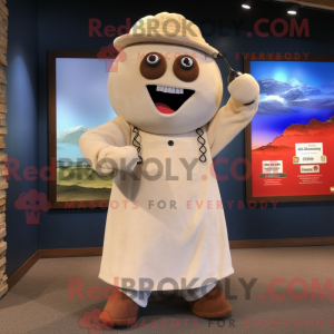 Crème telefoon mascotte...