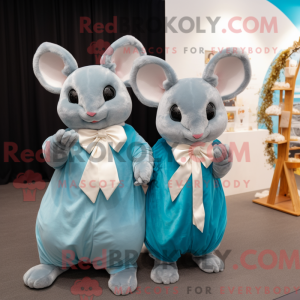 Sky Blue Chinchilla mascot...