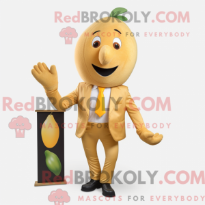 Maskottchenkostüm Gold...