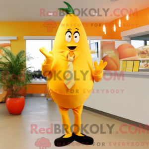 Maskottchenkostüm Gold...