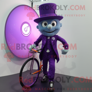 Lilla Unicyclist maskot...