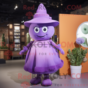 Lavender Plum mascot...