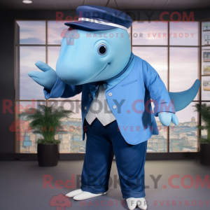 Maskotka Blue Whale kostyme...