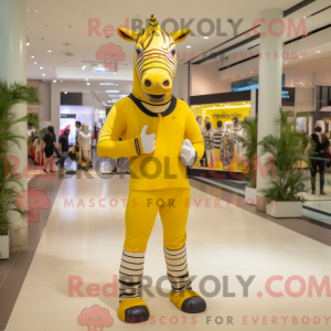 Yellow Quagga mascot...