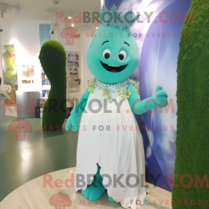 Cyan Beanstalk mascot...