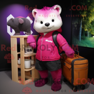 Magenta Marten mascot...