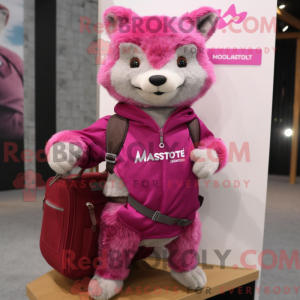 Magenta Marten mascot...