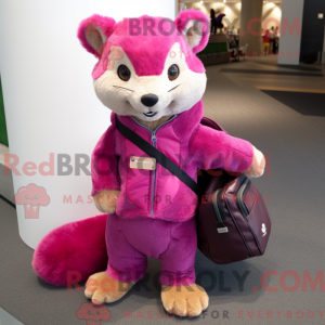 Magenta Marten mascot...