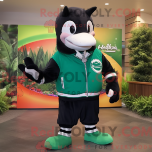 Forest Green Killer Whale...
