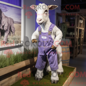 Lavender Goat mascot...