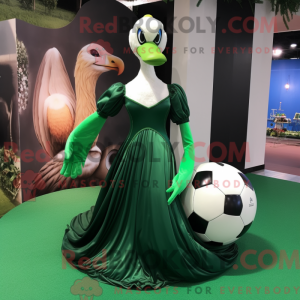 Forest Green Swan mascot...